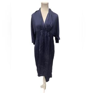 Malo Midnight Blue Women's Robe Size:42